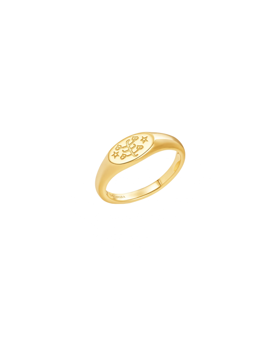 Women's Ringstone Signet Ring