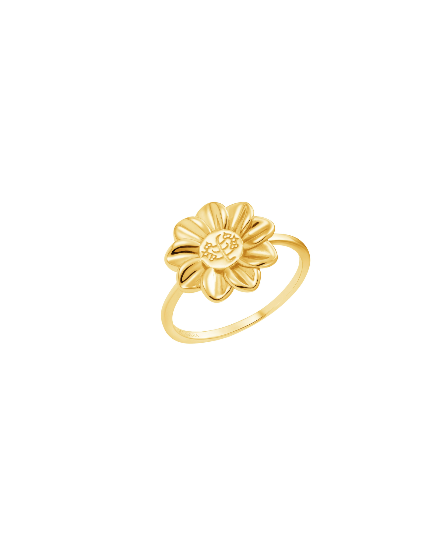 Nine-Petal Flower Ring