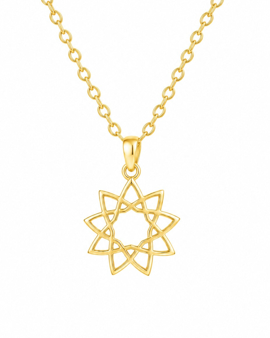 Nine-Pointed Star Necklace
