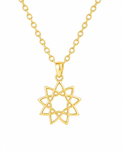 Nine-Pointed Star Necklace