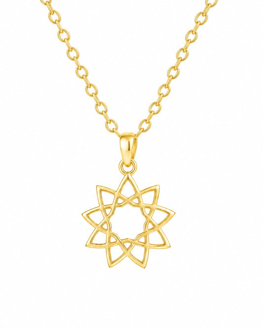 Nine-Pointed Star Necklace
