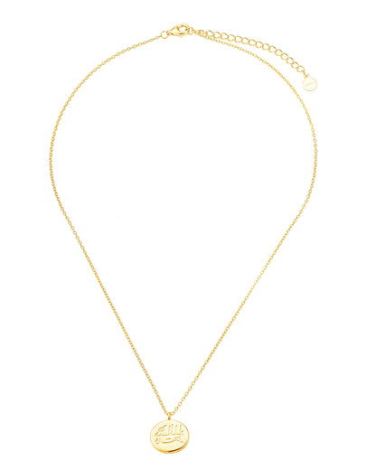 Greatest Name Oval Badge Necklace