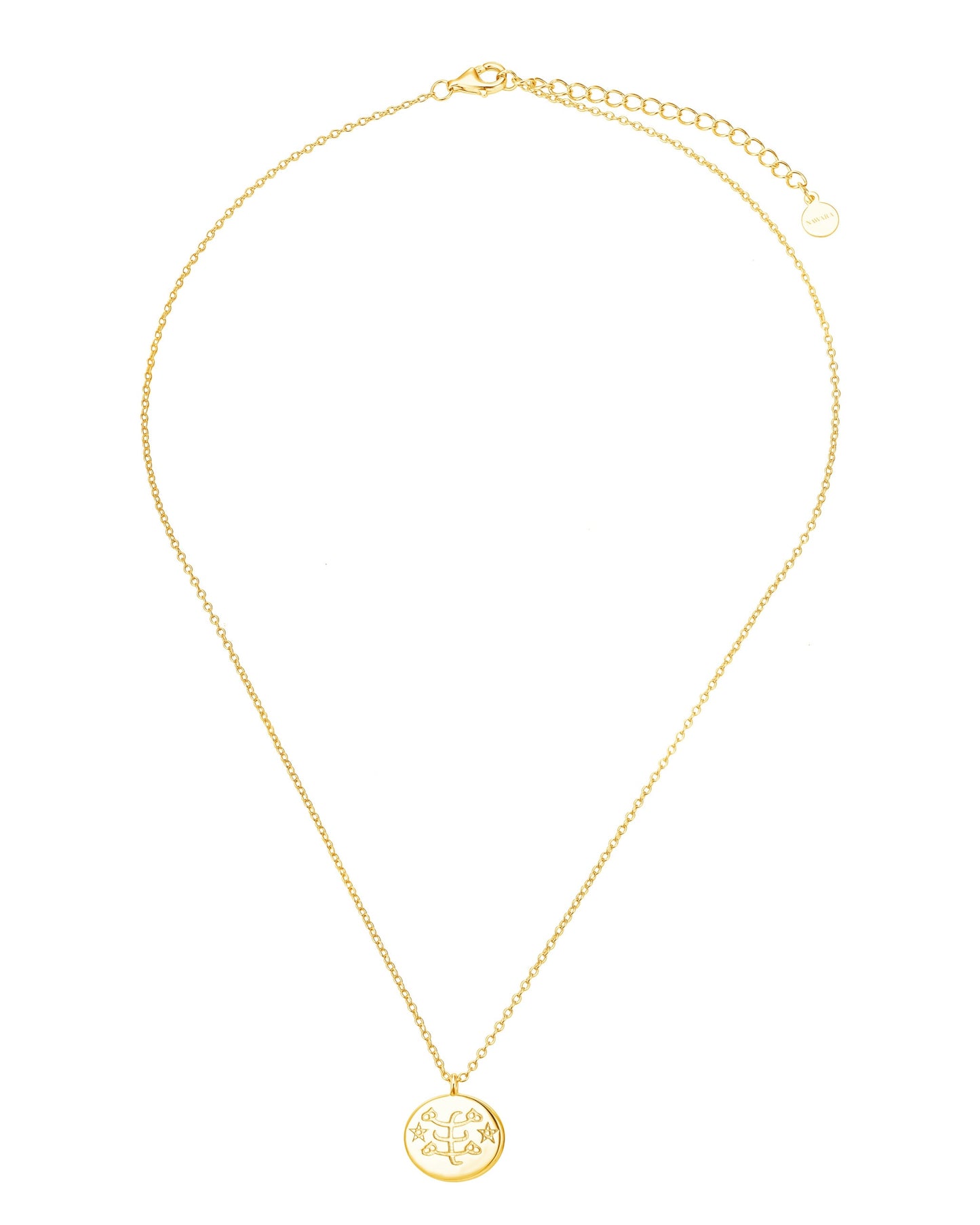 Ringstone Oval Badge Necklace